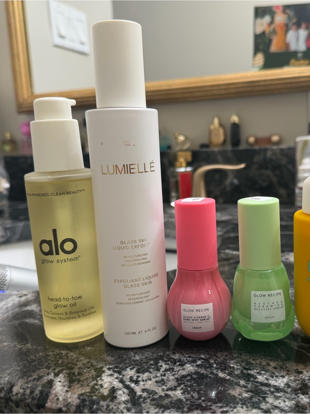 Glow Recipe Mini Serums Set - Pink & Green Bottles with White Lumielle